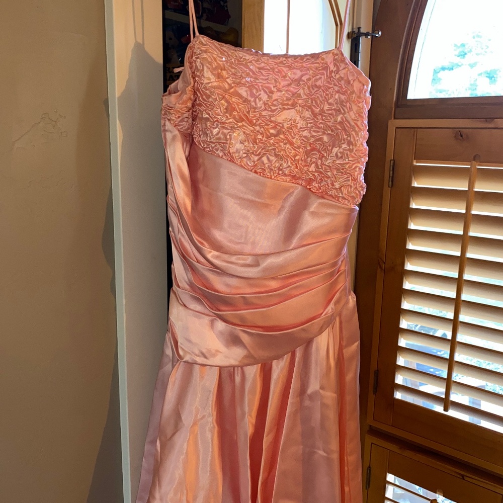 Pink party dress
